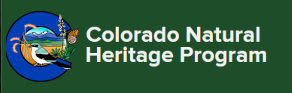 Colorado Natural Heritage Program logo with a bird in front of mountains